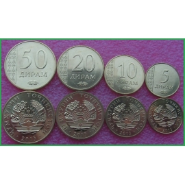 Таджикистан 2015 г. Набор из 4 монет